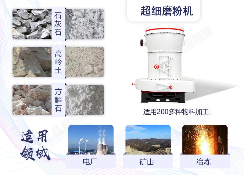 HGM系列環保超細磨機應用廣泛